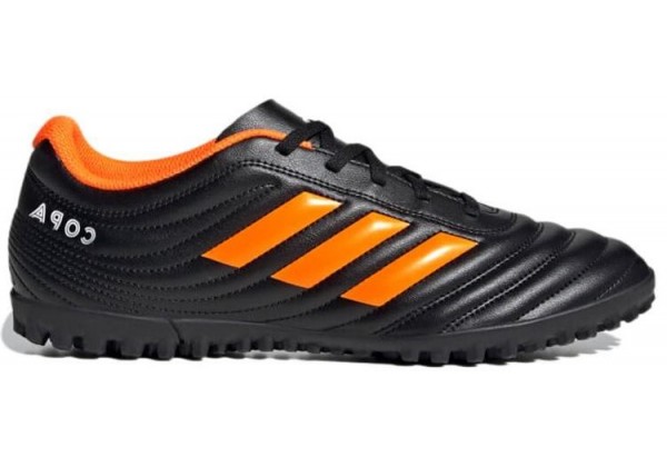 Бутсы Adidas Copa 20.4 Tf черные с оранжевым